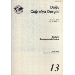 Doğu Coğrafya Dergisi Haziran 2005 Yıl: 10 Sayı: 13