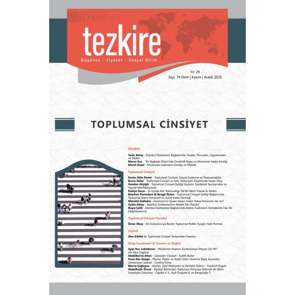 Tezkire 74. Sayı  | Dosya: TOPLUMSAL CİNSİYET