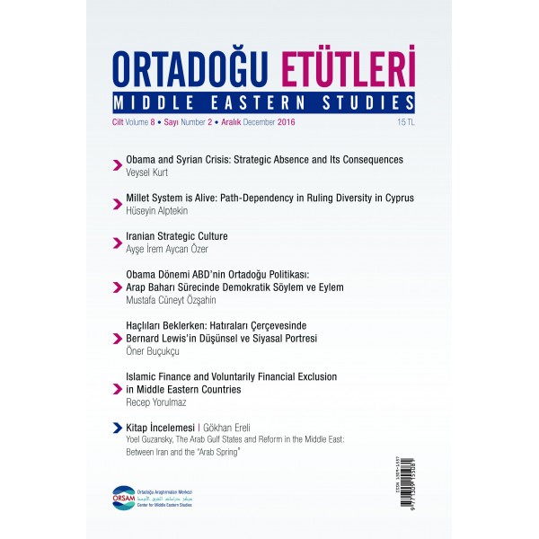 Ortadoğu Etütleri | Aralık 2016