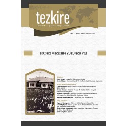 Tezkire Dergisi Sayı: 72 Nisan-Mayıs-Haziran 2020 | Dosya: Birinci Meclisin Yüzüncü Yılı
